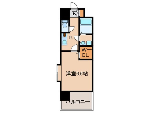 エンクレスト天神ＭＥＲＳ(710)の物件間取画像